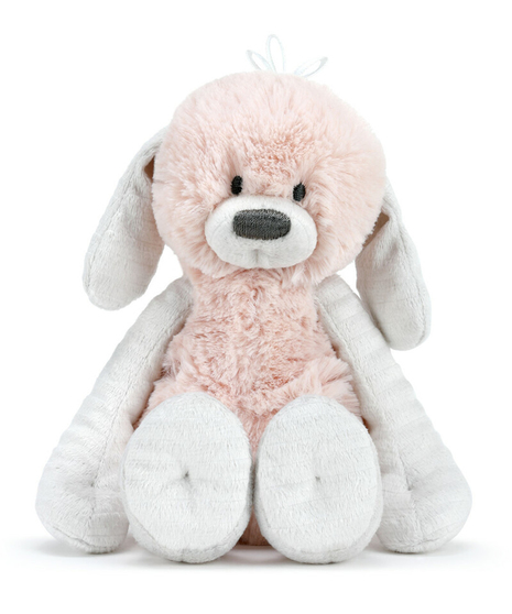 Polly Pink Puppy Rattle