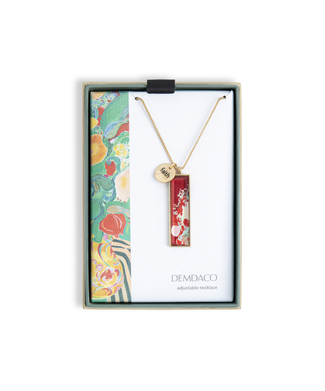 Floral Stripes Necklace