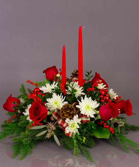 Double Candle Centerpiece