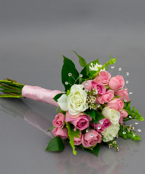 White prom bouquets deals