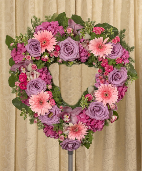 Soft Colored Open Heart