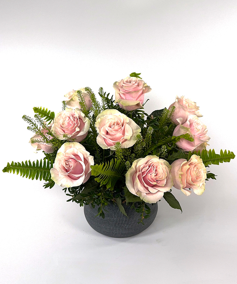 Luxe Pink Rose Dozen
