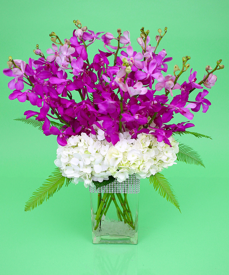 Orchid Sparkle Vase