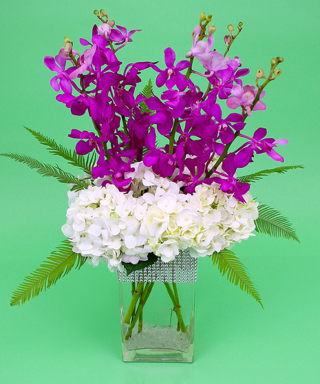 Orchid Sparkle Vase