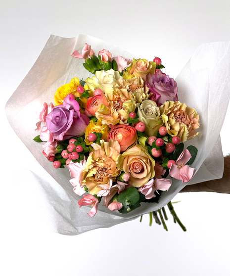 Pastel Cut Flowers Bouquet