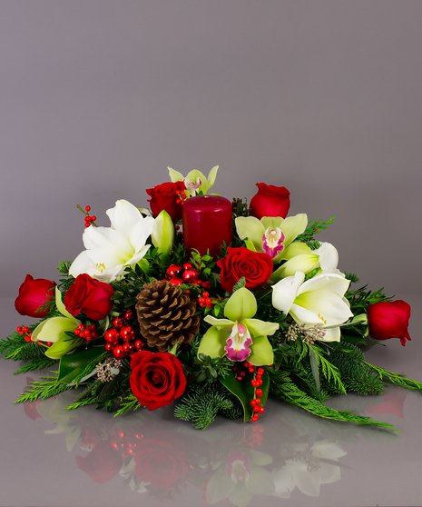Pillar Candle Centerpiece