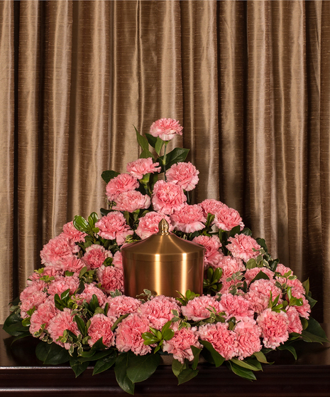 Pink Carnation Memorial Embrace