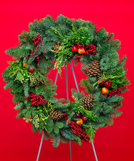Royal Fruit Evergreen Wreath