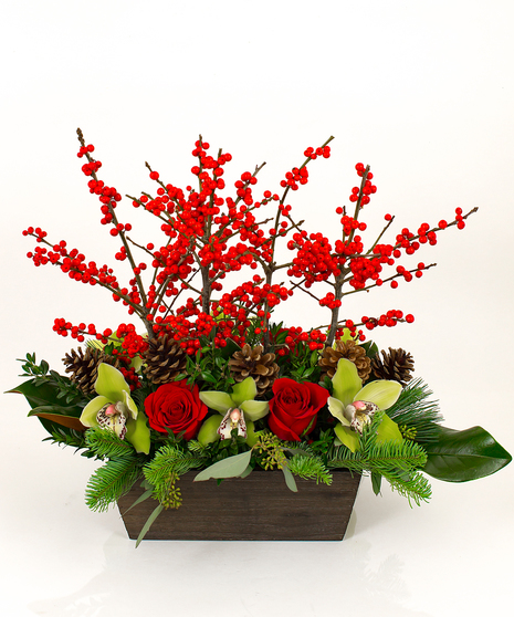 Rustic Winter Centerpiece