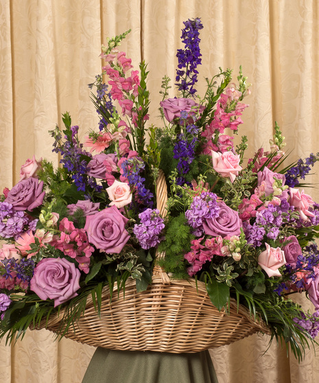 Soft Colored Fireside Basket