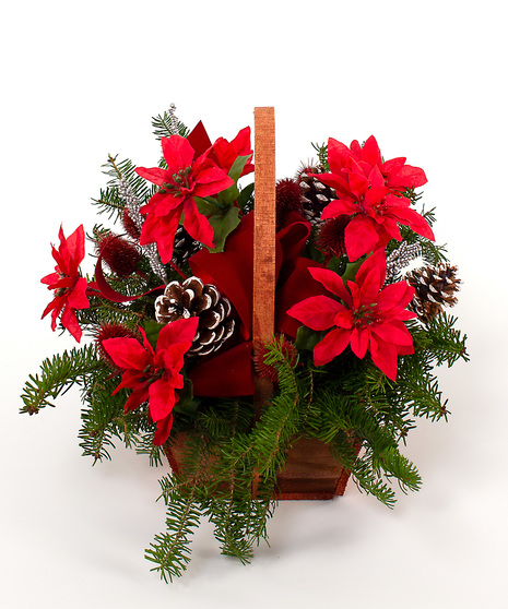 Small Square Cemetery Basket