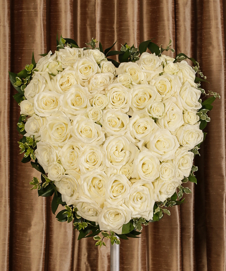 White Rose Heart