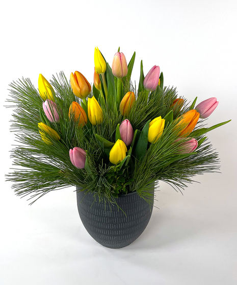 Winter Tulip Vase