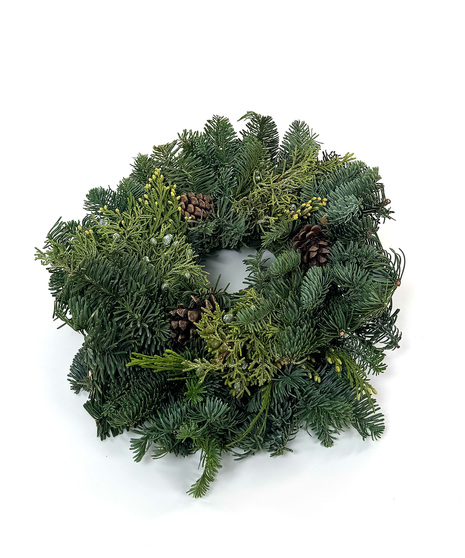 Candlering Evergreen Wreath